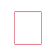 Objects Picture Frames Ikea Fiskbo Frame Medium Line Art Svg Vector, Free Vectors File